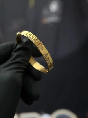Bracelete Personalizado em Ouro 18K Maciço